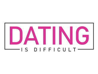 Dating Is Difficult logo design by gilkkj