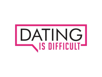 Dating Is Difficult logo design by jaize