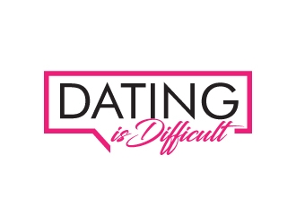 Dating Is Difficult logo design by jaize