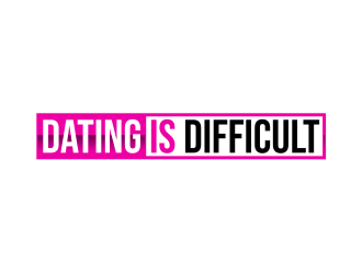 Dating Is Difficult logo design by serprimero