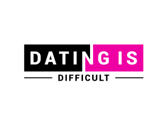 Dating Is Difficult logo design by asyqh