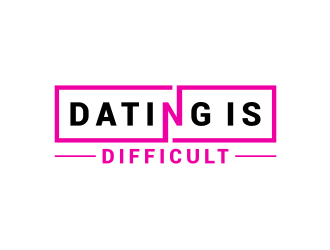 Dating Is Difficult logo design by asyqh