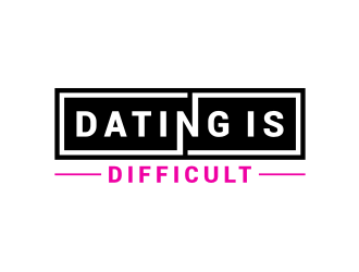 Dating Is Difficult logo design by asyqh