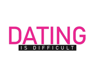 Dating Is Difficult logo design by gilkkj