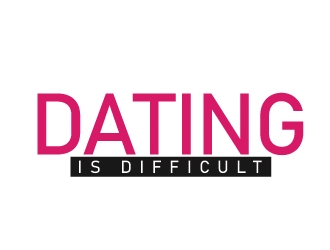 Dating Is Difficult logo design by gilkkj