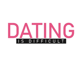 Dating Is Difficult logo design by gilkkj