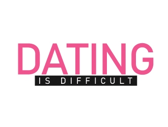 Dating Is Difficult logo design by gilkkj