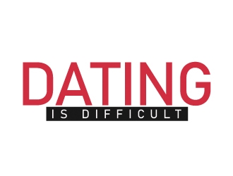 Dating Is Difficult logo design by gilkkj