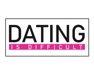 Dating Is Difficult logo design by gilkkj