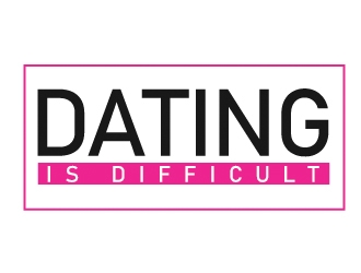 Dating Is Difficult logo design by gilkkj