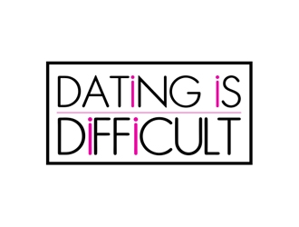 Dating Is Difficult logo design by Abril