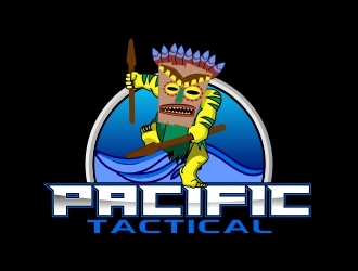 Pacific Tactical  logo design by rizuki