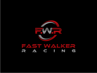 Fast Walker Racing  / F.W.R logo design by sodimejo