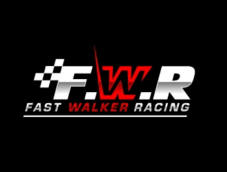 Fast Walker Racing  / F.W.R logo design by nexgen