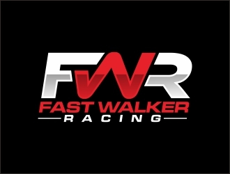 Fast Walker Racing  / F.W.R logo design by agil