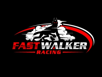 Fast Walker Racing  / F.W.R logo design by jaize