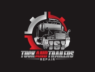 J&J TUCK AND TRAILERS REPAIR logo design by Kipli92