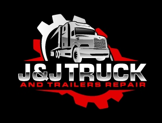 J&J TUCK AND TRAILERS REPAIR logo design by AamirKhan