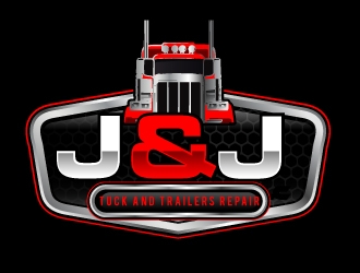 J&J TUCK AND TRAILERS REPAIR logo design by AamirKhan