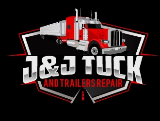 J&J TUCK AND TRAILERS REPAIR logo design by AamirKhan