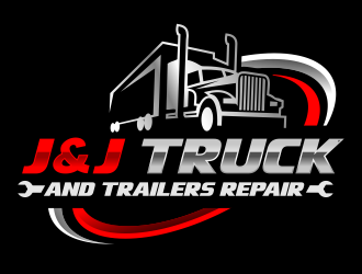 J&J TUCK AND TRAILERS REPAIR logo design by ingepro