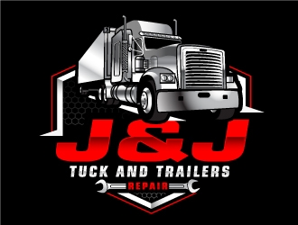 J&J TUCK AND TRAILERS REPAIR logo design by Suvendu