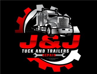 J&J TUCK AND TRAILERS REPAIR logo design by Suvendu