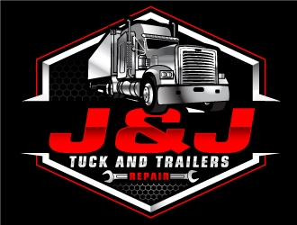 J&J TUCK AND TRAILERS REPAIR logo design by Suvendu