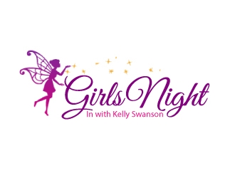 Girls Night In with Kelly Swanson logo design by AamirKhan