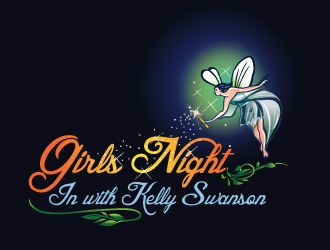 Girls Night In with Kelly Swanson logo design by deva