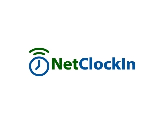 NetClockIn logo design by wongndeso