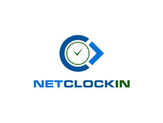 NetClockIn logo design by mbamboex