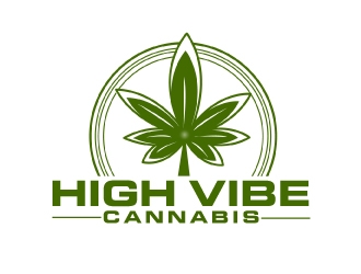 high vibe cannabis  logo design by AamirKhan