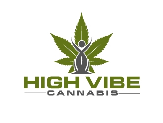 high vibe cannabis  logo design by AamirKhan