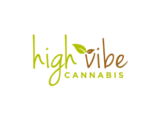 high vibe cannabis  logo design by bricton