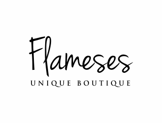 Flameses Unique boutique logo design by hopee