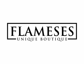 Flameses Unique boutique logo design by hopee