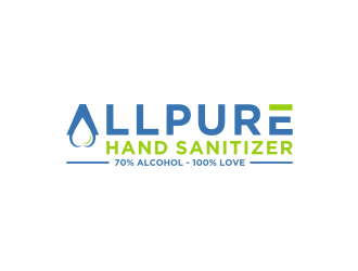 ALLPURE HAND SANITIZER logo design by hopee