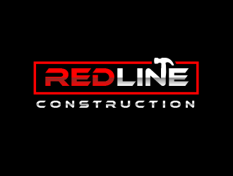 Redline Construction LLC logo design by BeDesign