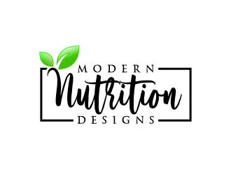 Modern Nutrition Designs logo design by zonpipo1