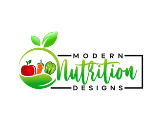 Modern Nutrition Designs logo design by zonpipo1