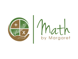 Math by Margaret LLC logo design by Landung