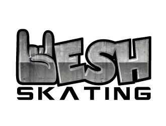 Hesh Skating logo design by AamirKhan