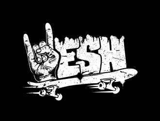 Hesh Skating logo design by madjuberkarya