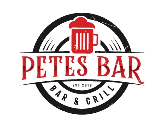 Petes Bar logo design by akilis13