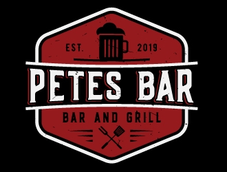 Petes Bar logo design by akilis13