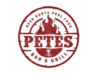Petes Bar logo design by emberdezign