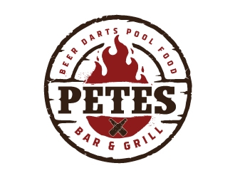 Petes Bar logo design by emberdezign