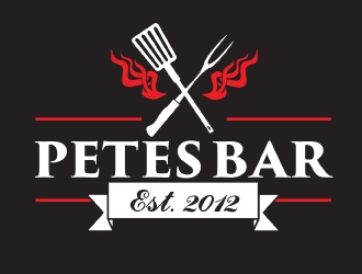 Petes Bar logo design by AamirKhan