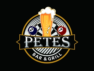 Petes Bar logo design by rizuki